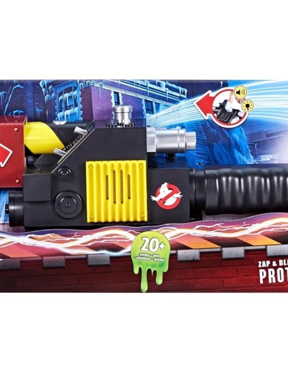 Hasbro Ghostbusters Proton Pack Blaster Toy - Black, Yellow, Red